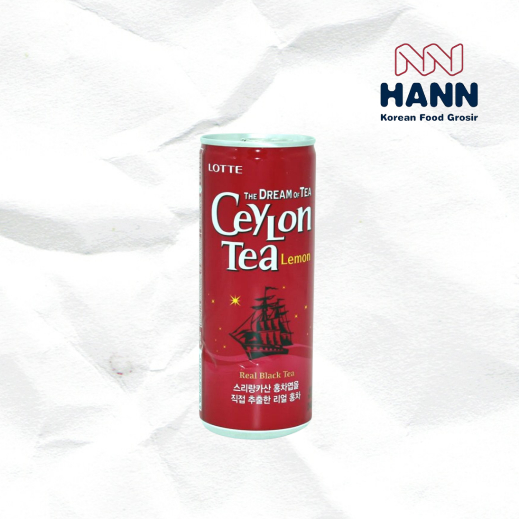 

Lotte Ceylon Tea / minuman asli korea / minuman korea / halal / 240ml / lotte / teh korea