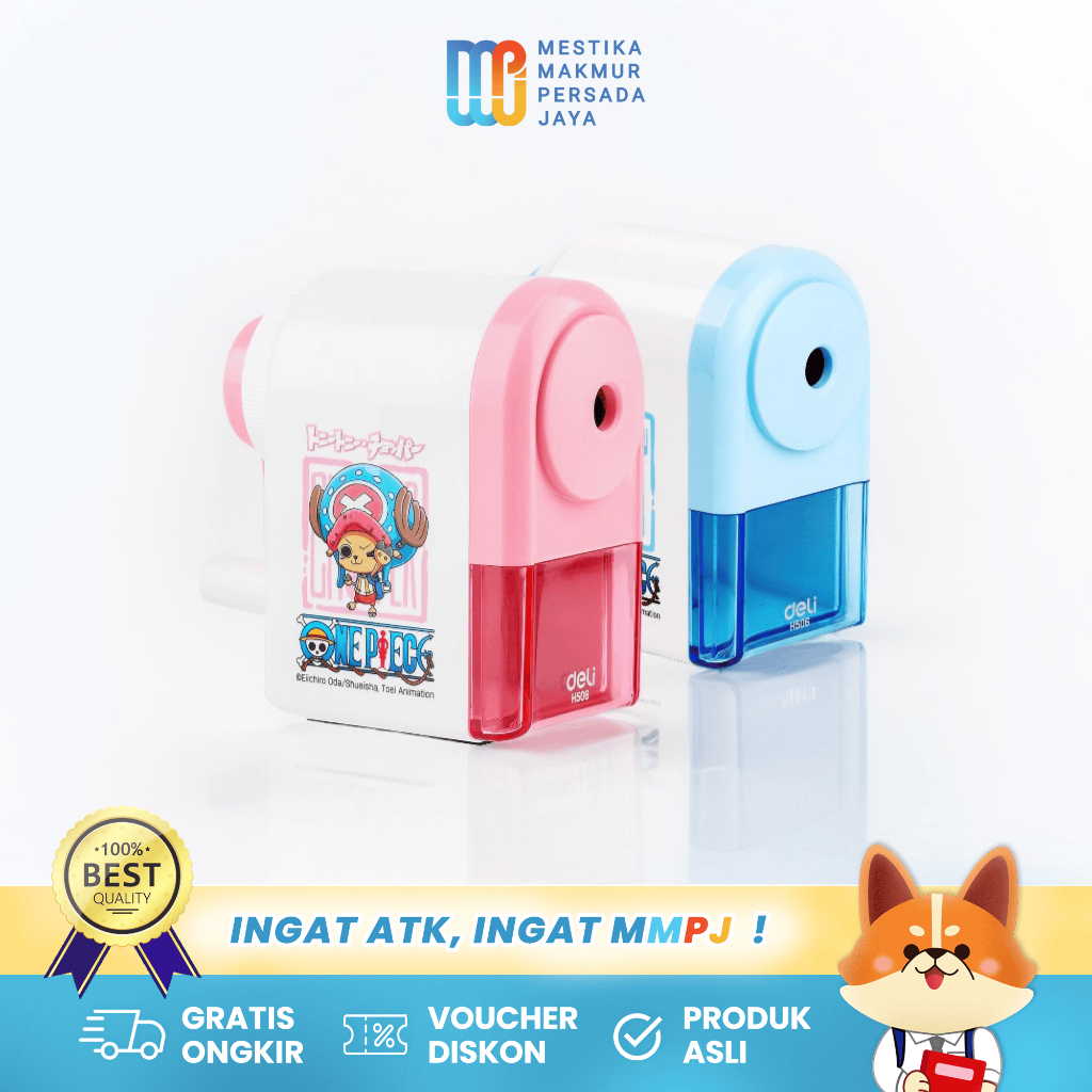 

Deli Rautan Putar Pensil Pink One Piece EH506 – Serutan Pensil Lucu Anak Sekolah