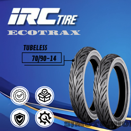 Ban Luar IRC ECOTRAX 70/90-14 Tubeless