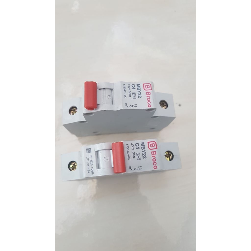 BROCO MCB  4 6 10 20 AMPERE SNI KUALITAS BAGUS ORIGINAL