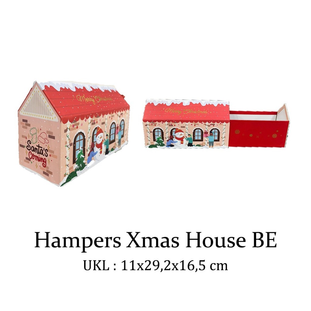 

Hampers Xmas House BE sz 11 x 29.2 x 16.5 cm