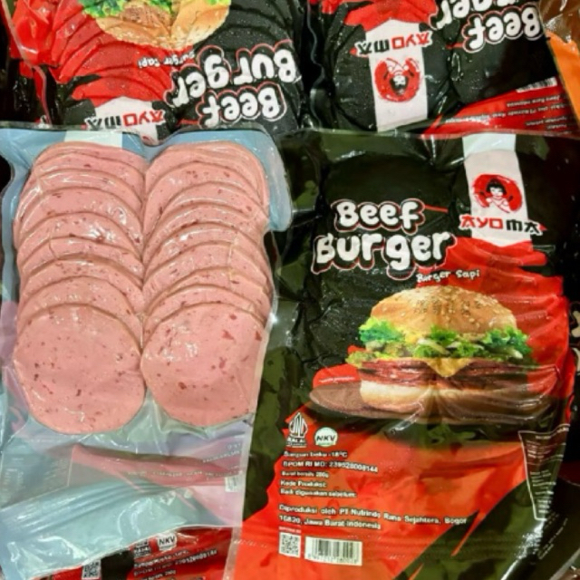 

Beef Burger Ayoma Daging Sapi Enak