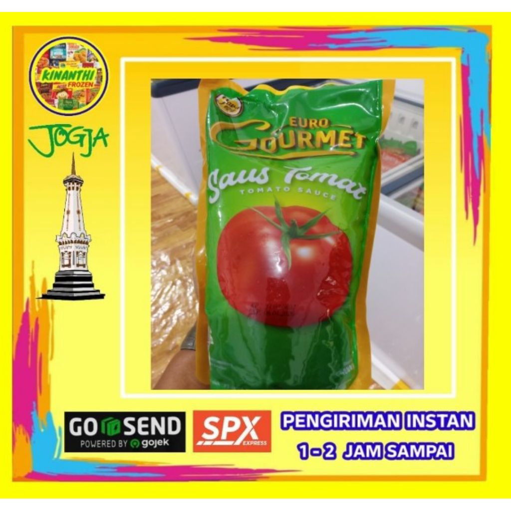 

Saos tomat euro gourmet 1 kg, Jogja Frozen