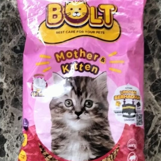 pakan kucing bolt kitten