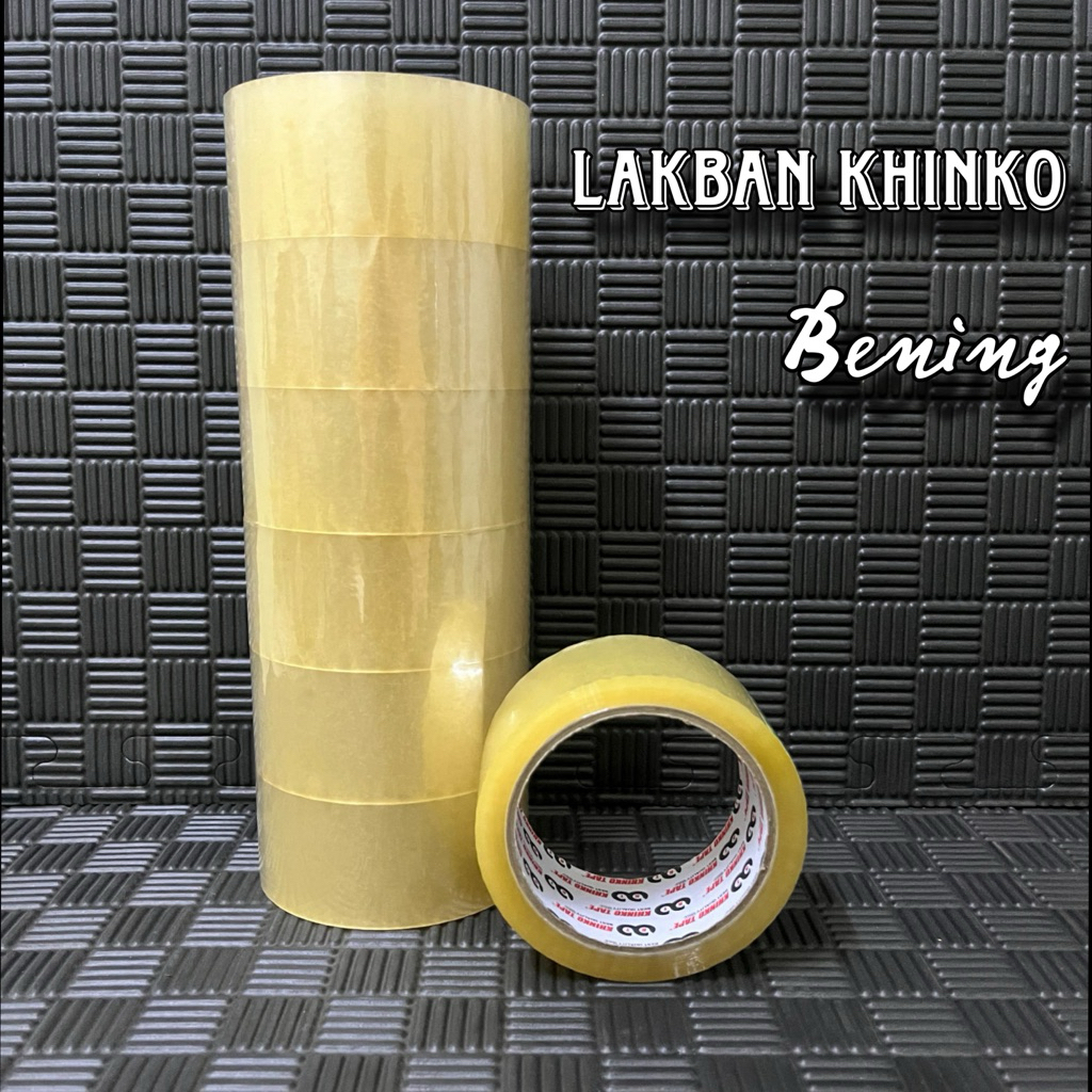 

Lakban Bening Merk Khinko Berkualitas