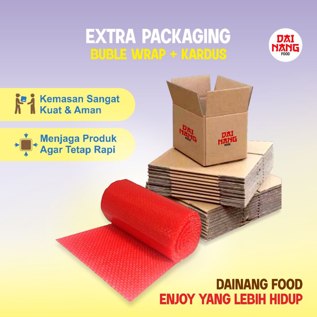 

PACKINGAN KARDUS + BUBLE WARP