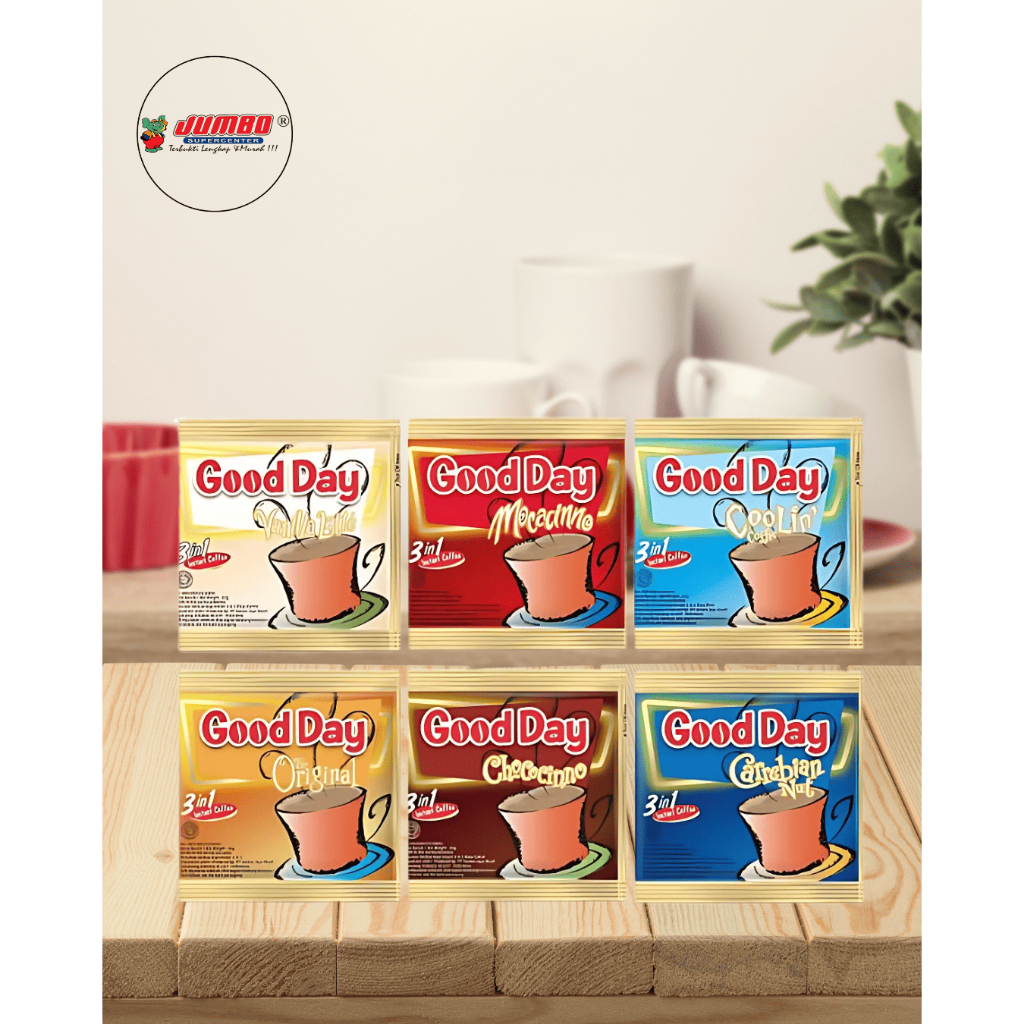 

Good Day 1 Renteng 10 Pcs 20gr/Kopi Sachet/Coffee/Kopi Susu