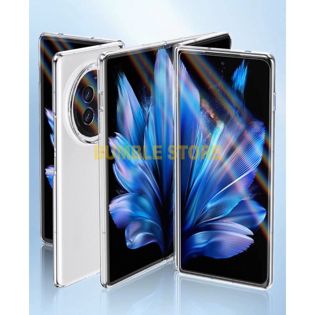 Hardcase Clear bening Case Vivo X Fold 3 Vivo X Fold 3 Pro Vivo X Fold 5 Ultrathin tipis Case Akrili