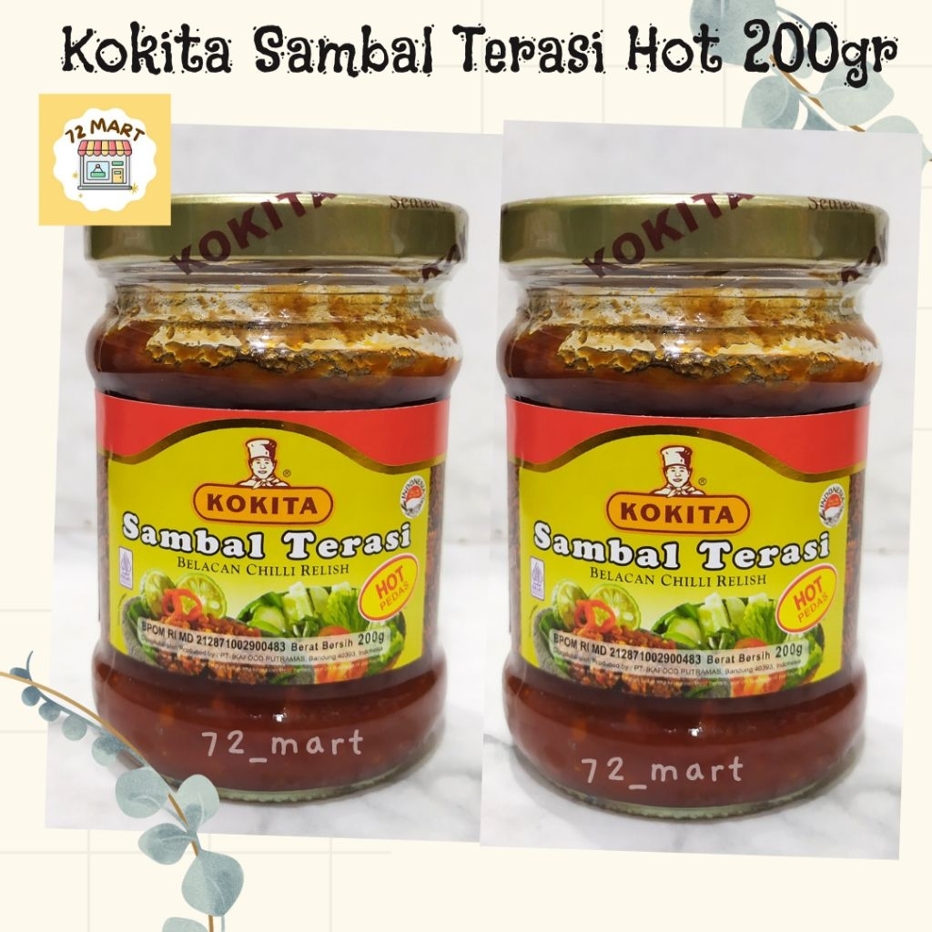 

Kokita Sambal Terasi Hot 200gr