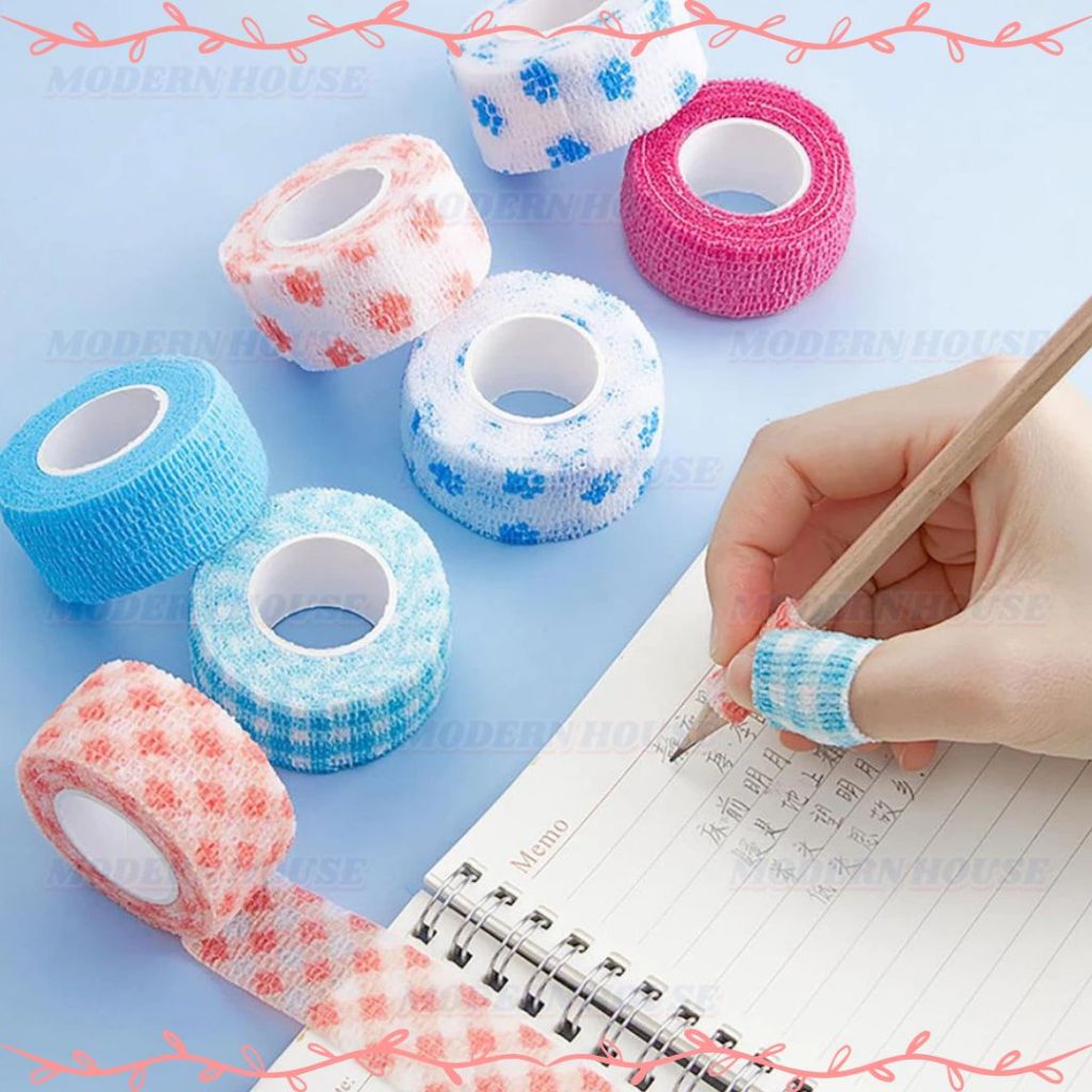 

Perban Pelindung Jari Tangan Untuk Menulis Wrist Tape Protective Finger Tape Pembalut Jari Sport Tape Warna Warni Pita Perekat Jari