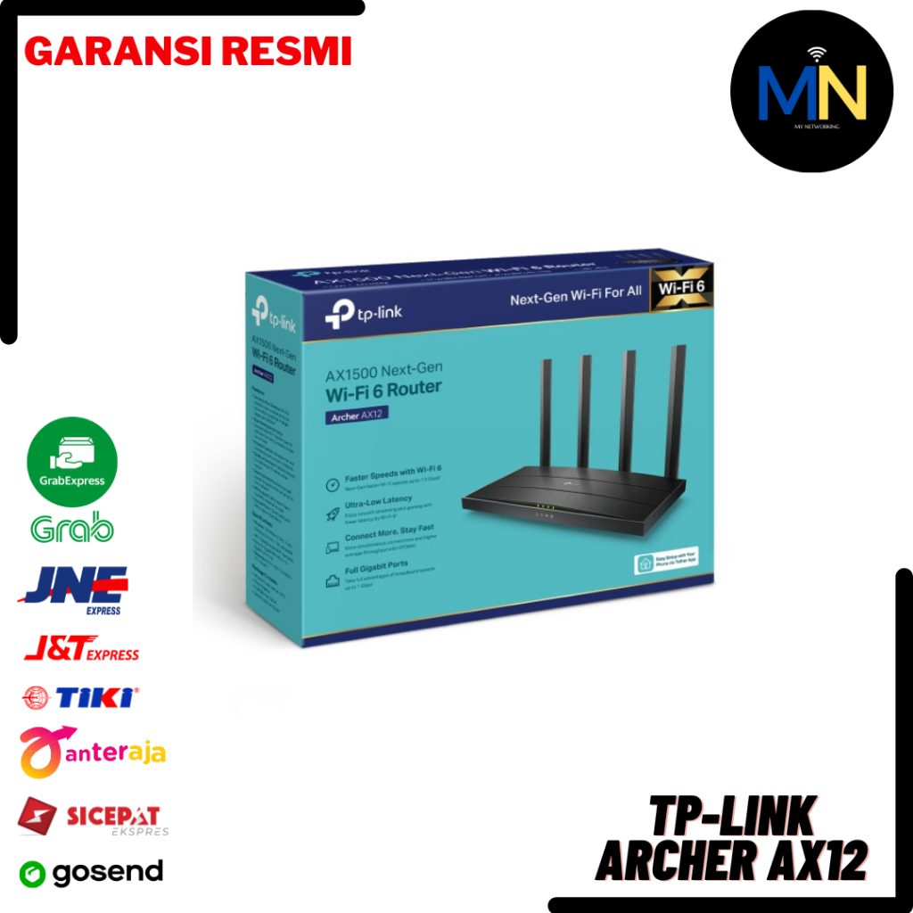 TP-LINK Archer AX12 AX1500 Wi-Fi 6 Router tp-link archer ax12