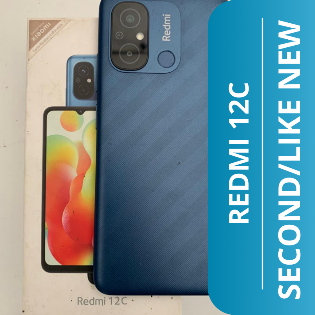 HP SECOND REDMI 12C 4+4/128GB / REDMI 12C HP SECOND