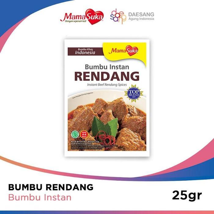 

MamaSuka - Bumbu Instan Rendang 25gr (Harga 1 Pak = 20pcs)