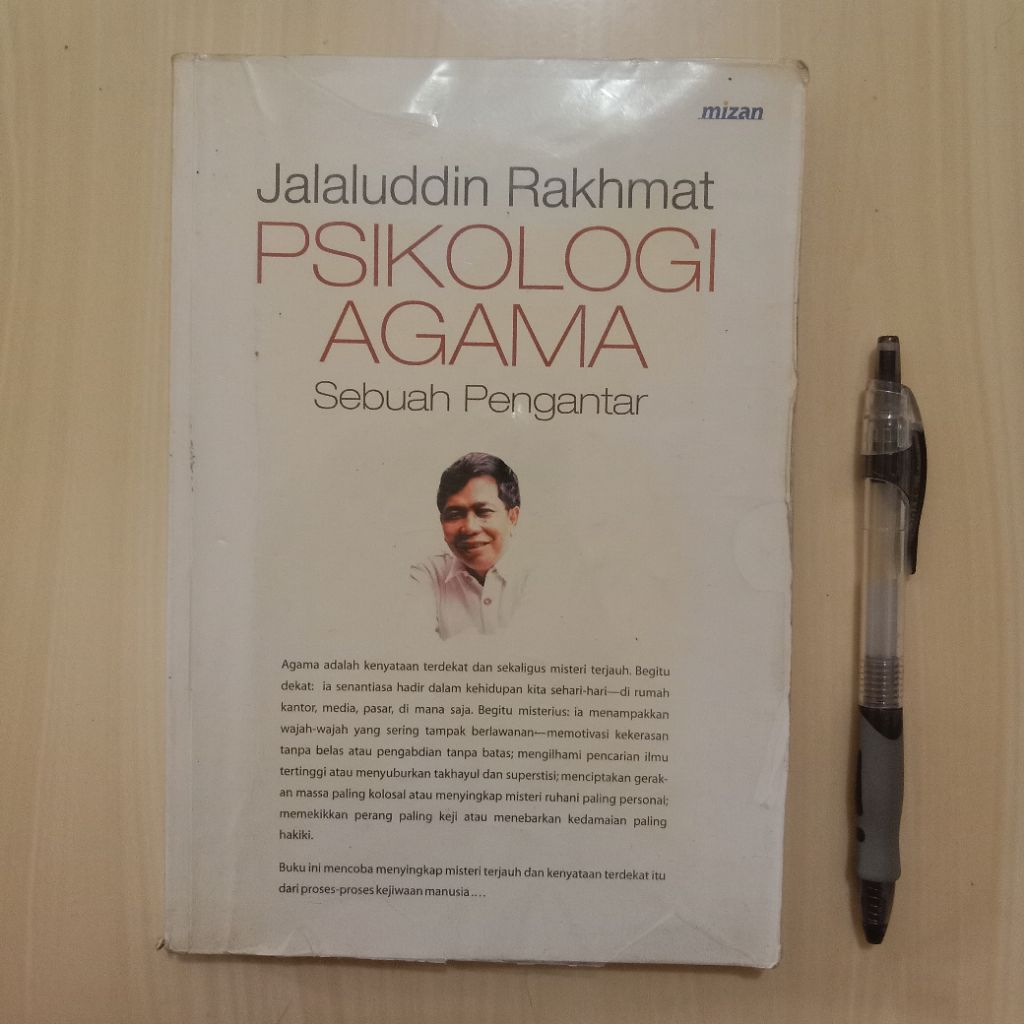 JALALUDDIN RAKHMAT - PSIKOLOGI AGAMA - SEBUAH PENGANTAR - Buku Bekas Murah Original - B1