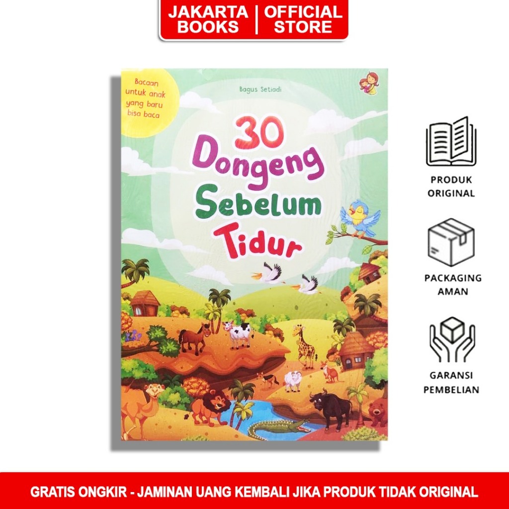 Buku Anak Cerita Dongeng Sebelum Tidur Original -  30 Dongeng Sebelum Tidur
