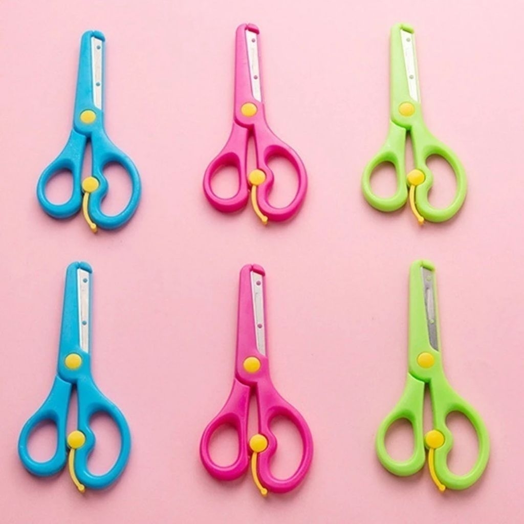 

GUNTING ANAK GUNTING KERTAS MINI GUNTING PENGAMAN ANAK WARNA WARNI