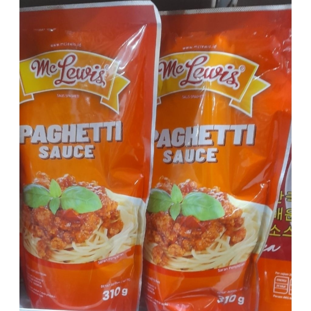 

Mc lewis spaghetti sausce 310 gr