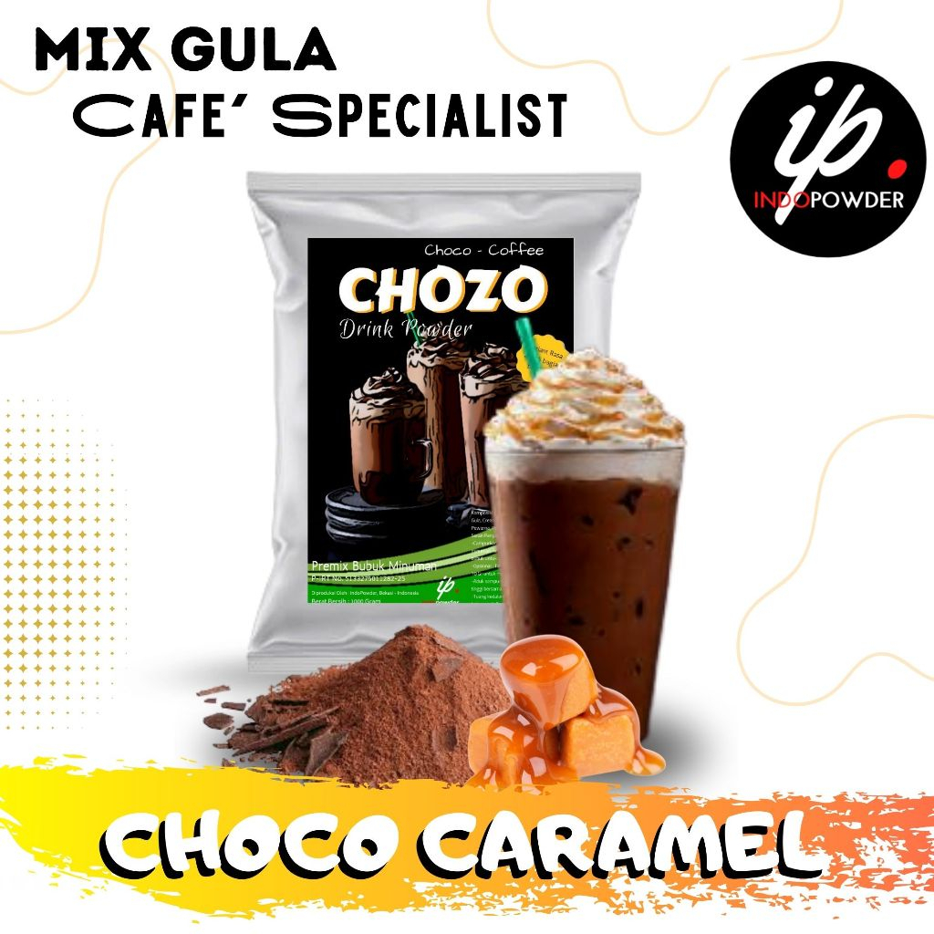 

Indopowder - Bubuk CHOCO / COKLAT CARAMEL 1Kg Untuk Cafe, Waralaba dan Usaha Minuman Kekinian