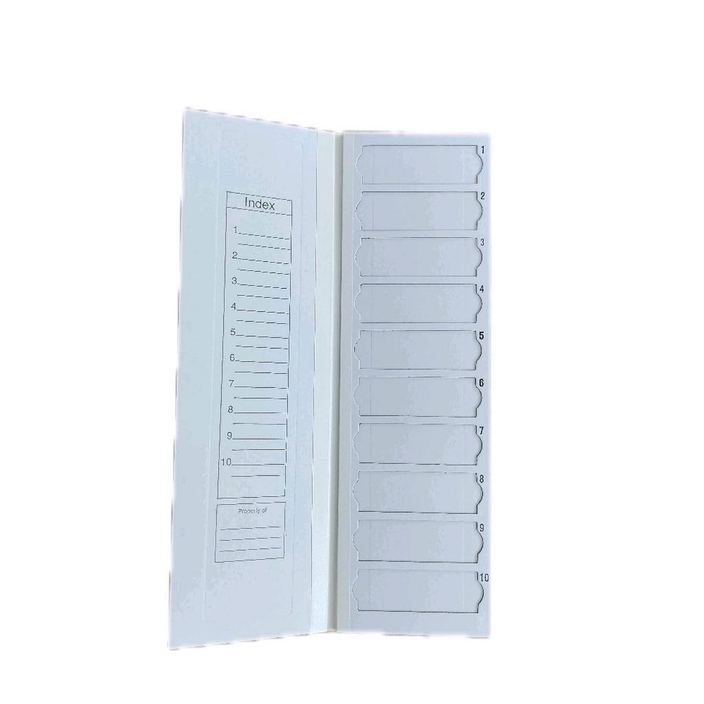 

cardboard slide mailer for 10 slide folder tempat preparat kardus