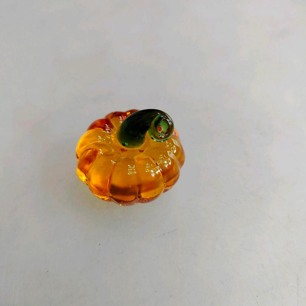 hiasan buah labu pumpkin kristal