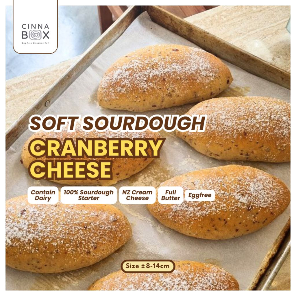 

Soft Sourdough Cranberry Cheese