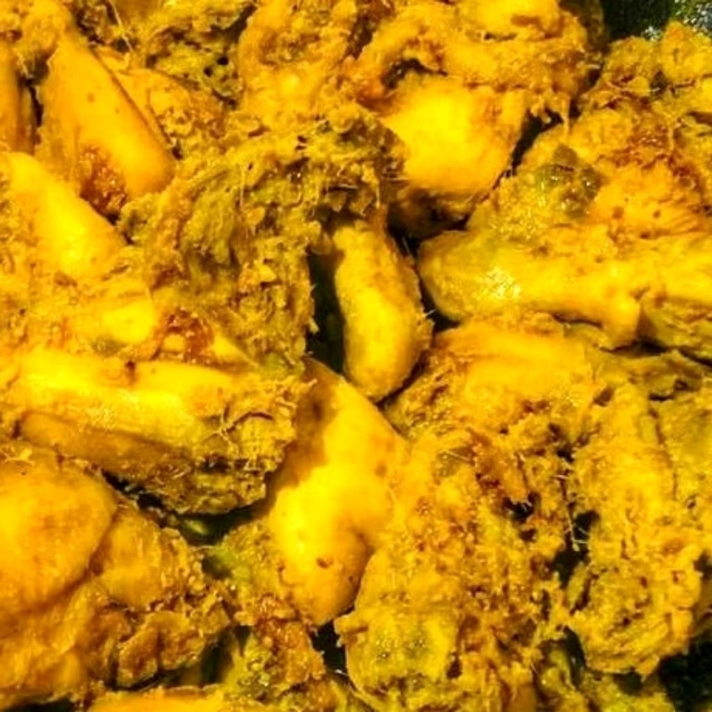 

Ayam Ungkep kuning Bumbu Lengkuas