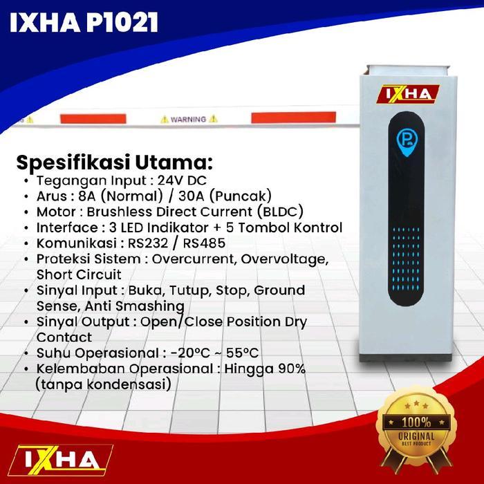 Barrier Gate Palang Parkir IXHA P1021 dc Brushless LED
