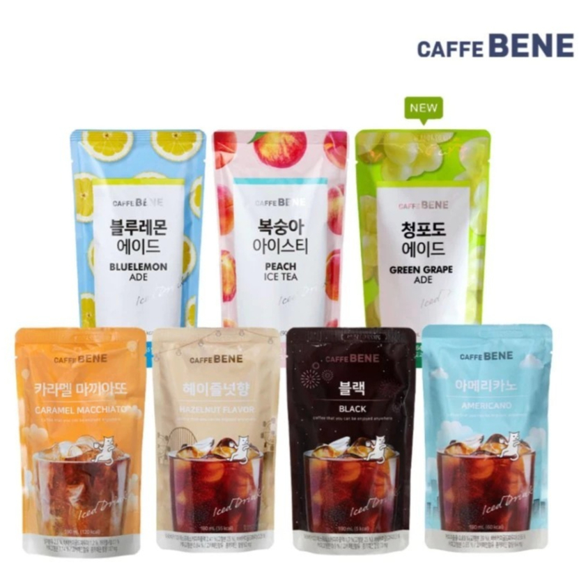 

CAFFEBENE 190ml - MINUMAN POUCH KOREA