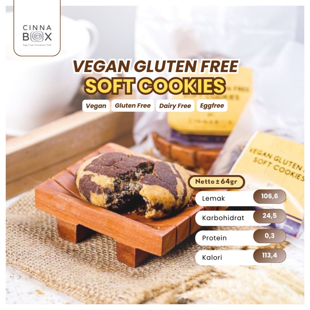 

Vegan Gluten Free Giant Soft Cookies
