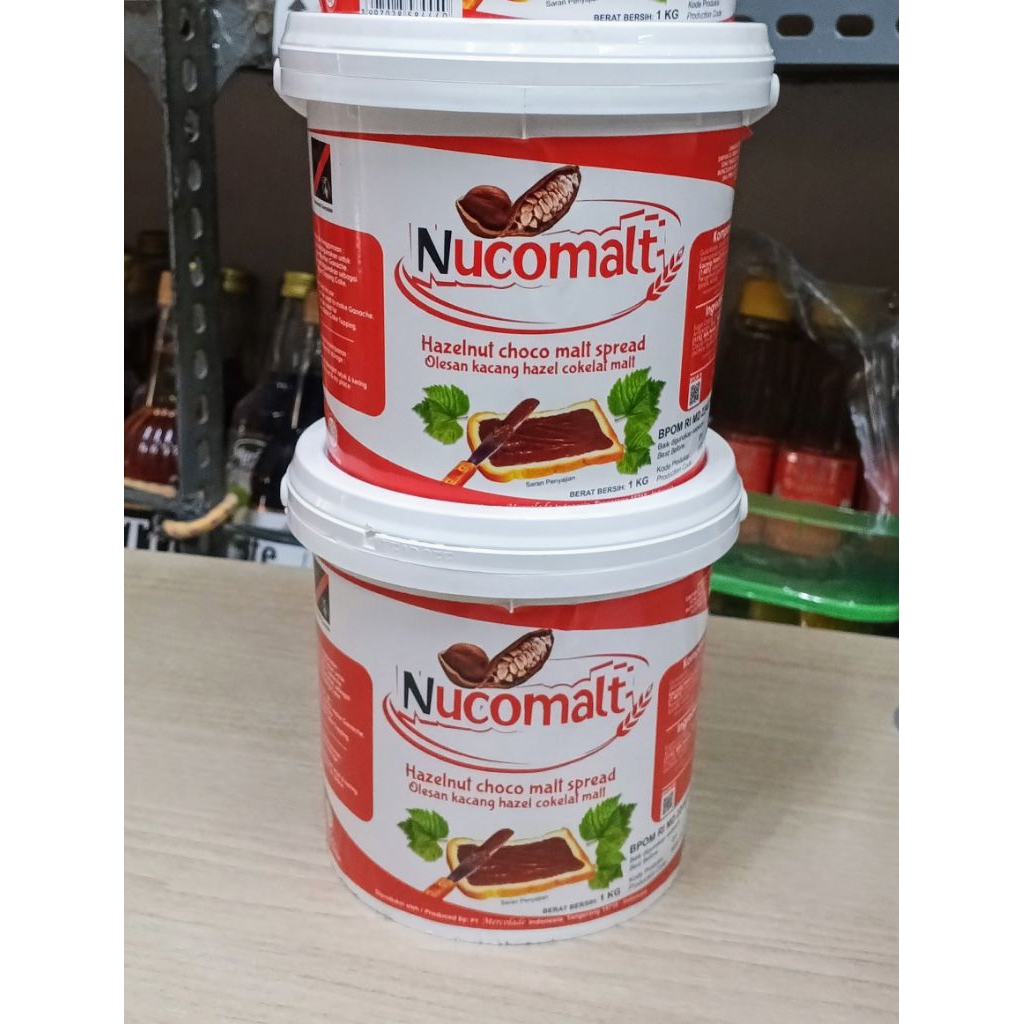 

NUCOMALT HAZELNUT SPREAD 1KG SELAI NUCOMALD