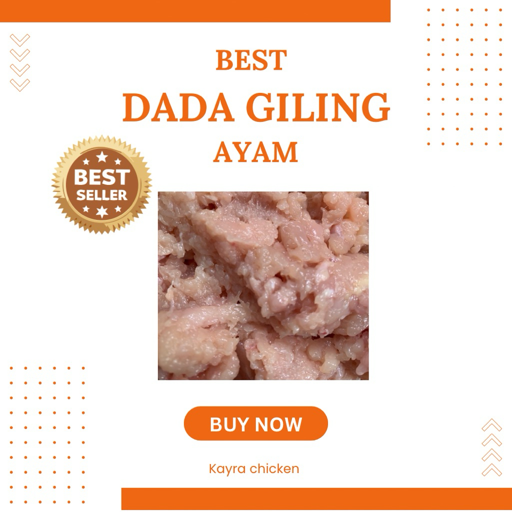 

DADA FILLET AYAM GILING DADAKAN 500gram
