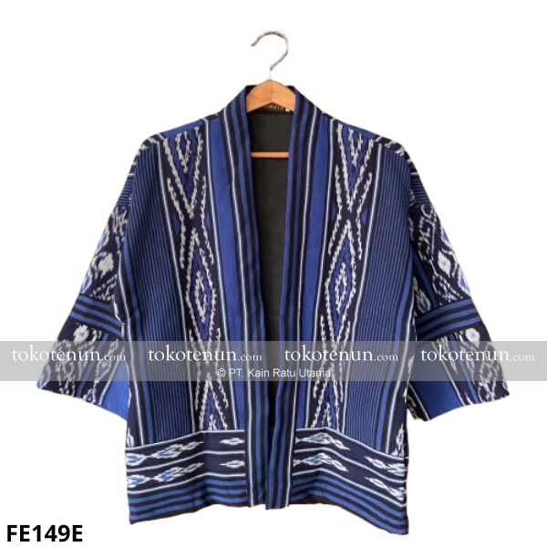 Outer tenun pria- kimono outer tenun