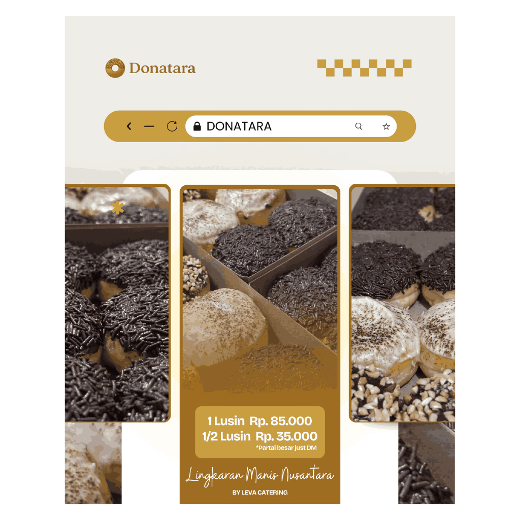 

Donatara – Donat Premium Empuk Lembut