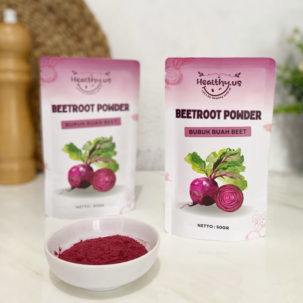 

[Kemasan Baru] Pure Beetroot Powder - Bubuk Buah Beet Murni 50gr