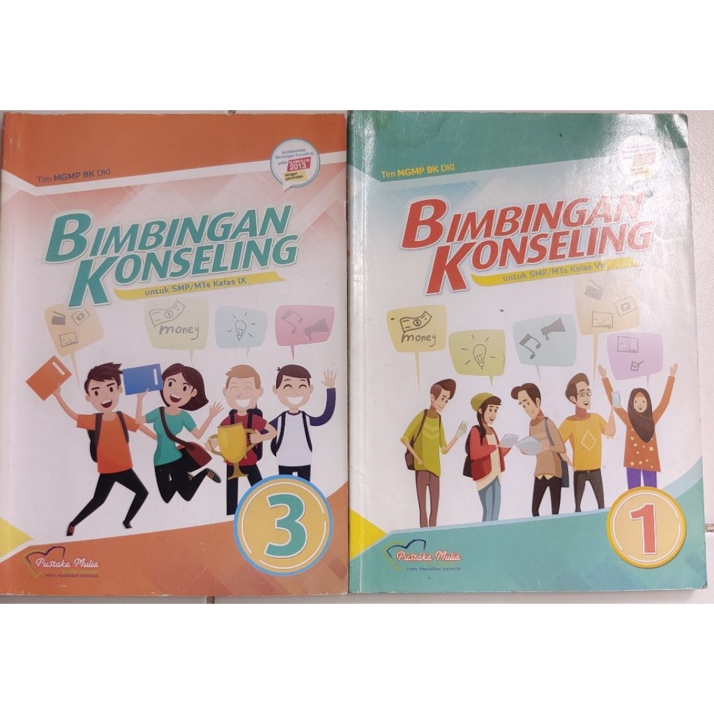 BUKU BIMBINGAN KONSELING UNTUK SMP PUSTAKA ILMU (BEKAS ORIGINAL)