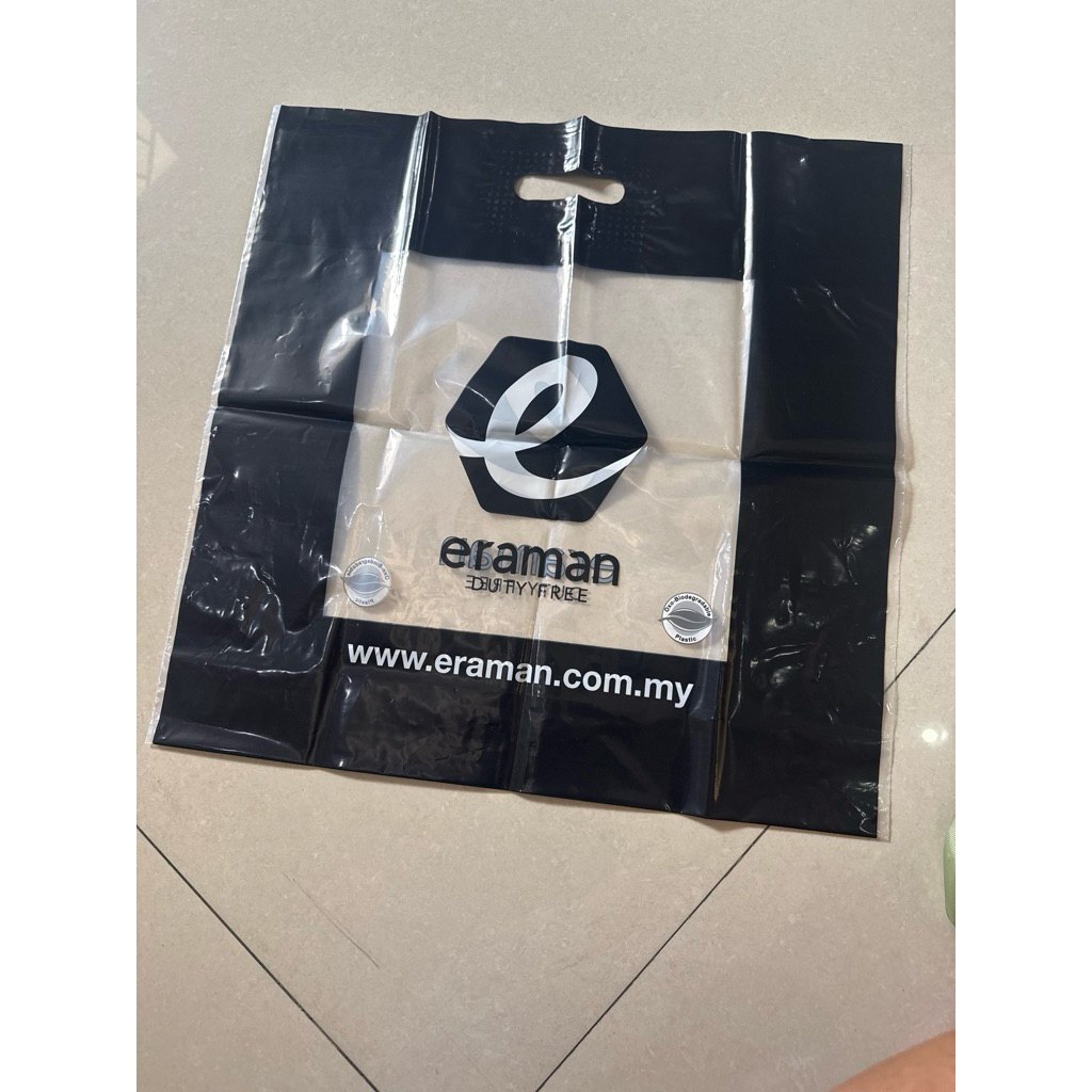 

plastik kantongan bag eraman duty free KL