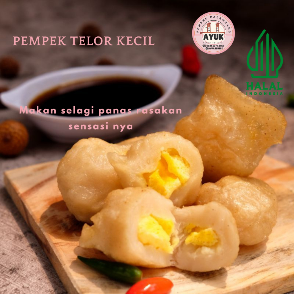

PEMPEK TELOR KECIL IKAN TENGGIRI ISI 12 PCS + CUKO 150 GRAM