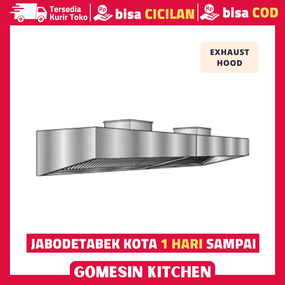 Cerobong Hisap Asap Dinding Dapur - Exhaust Hood Dapur Wall Type