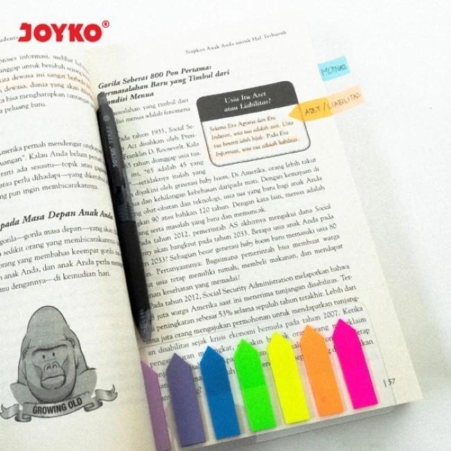 

Kiddypicks - Post It Panah Joyko 7 Warna isi 25 Lembar / Joyko Sticky Note Pembatas Buku