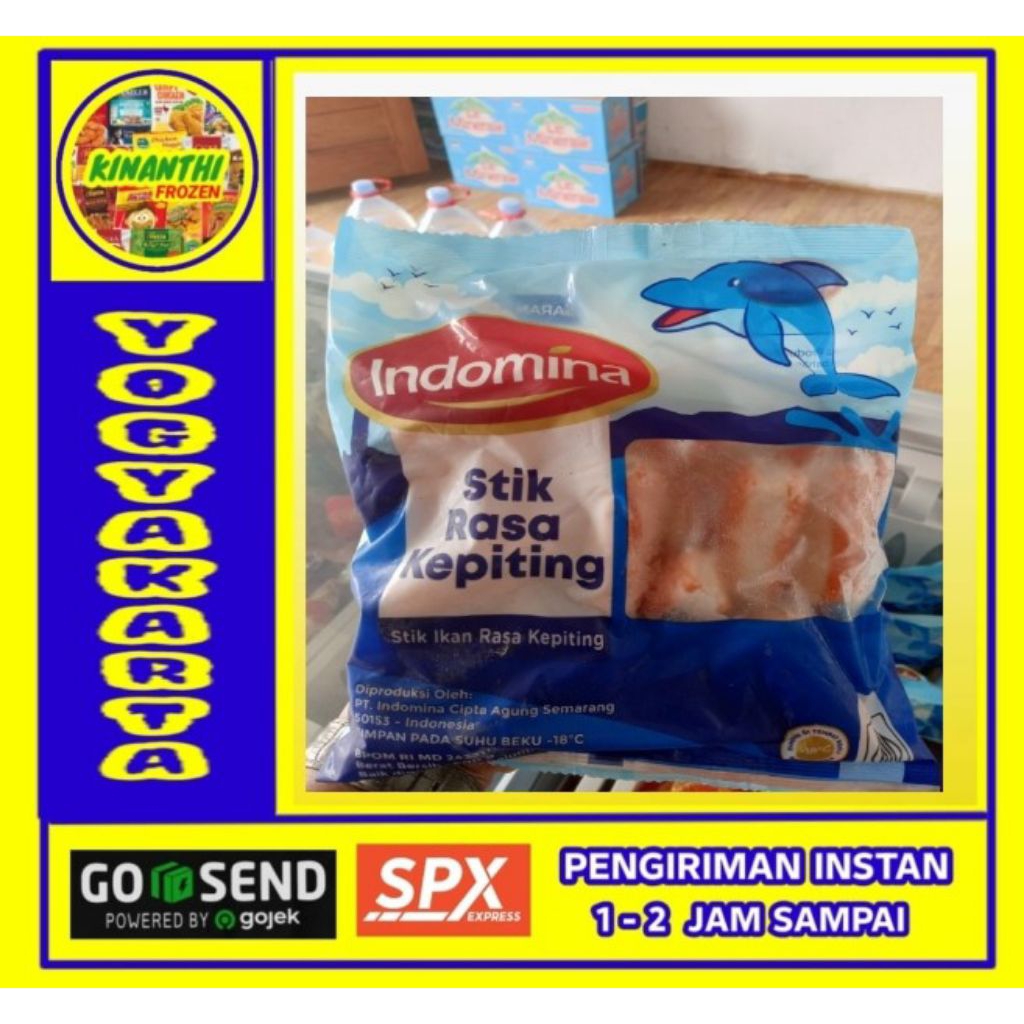 Indomina Crabstik 500 gr, Jogja Frozen