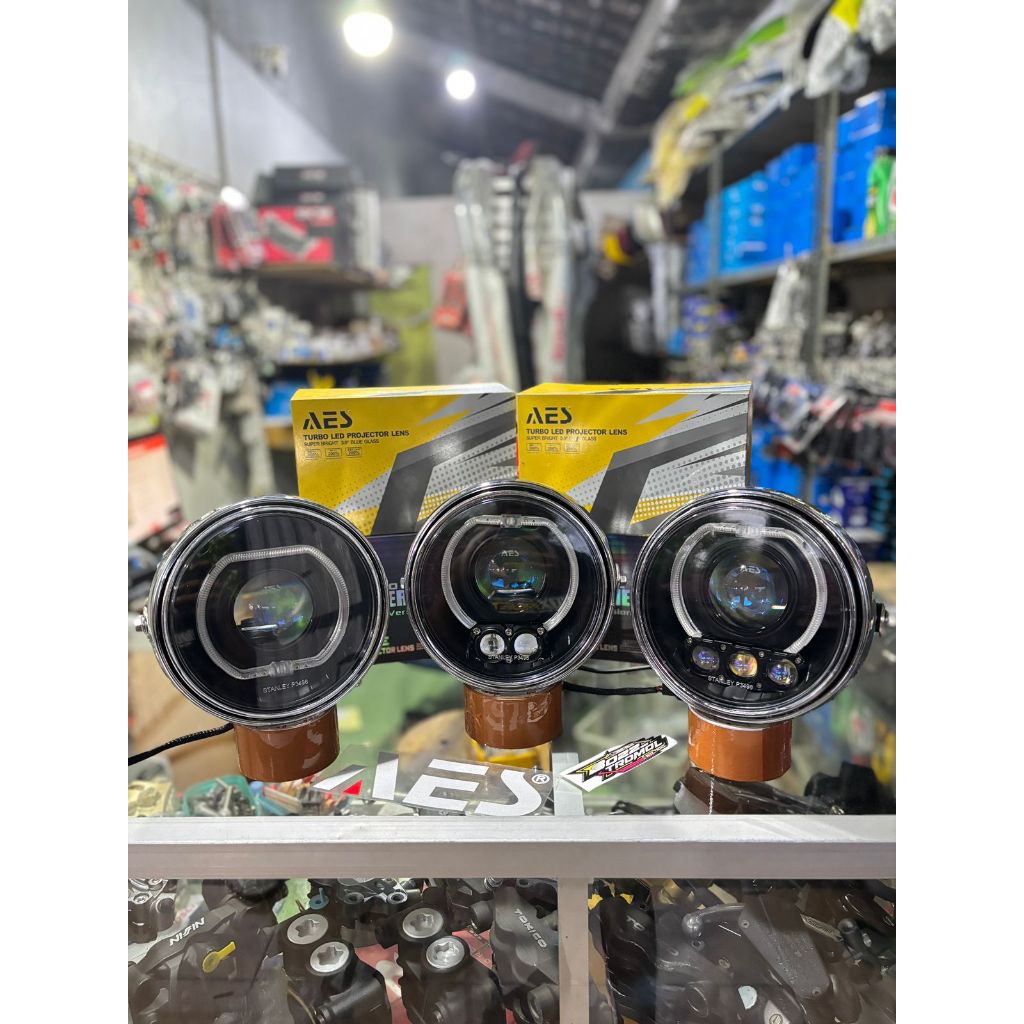 Lampu Biled Ninja SS AES Turbo Gen2 Pemasangan Pakai Braket biled ninja AES TURBO GEN 2 MINILASER