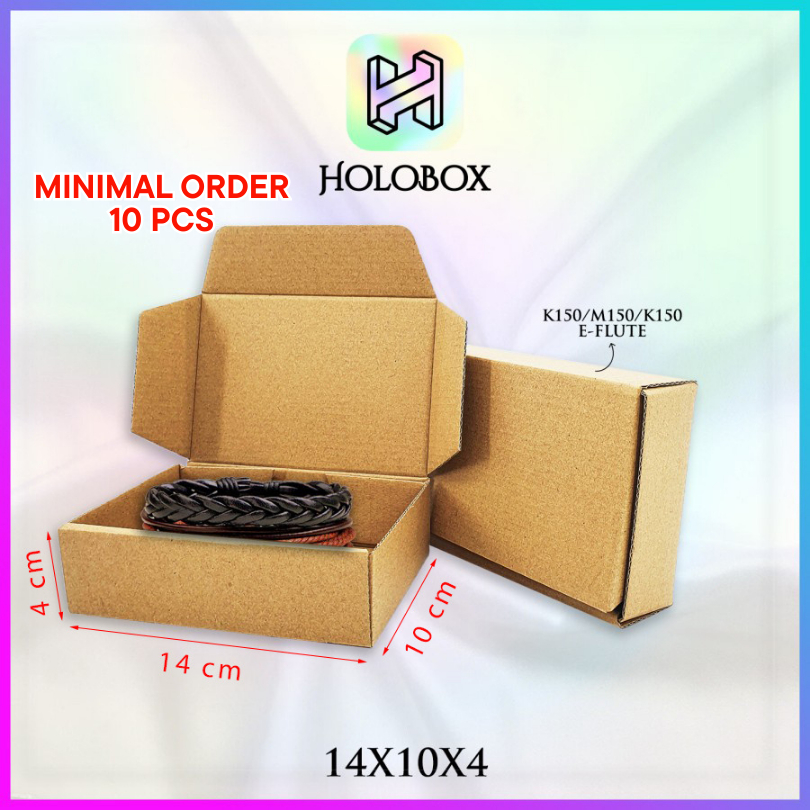 

Box/Dus/Kotak Polos/Packaging/Corrugated/Serbaguna Uk.14x10x4 A2-07
