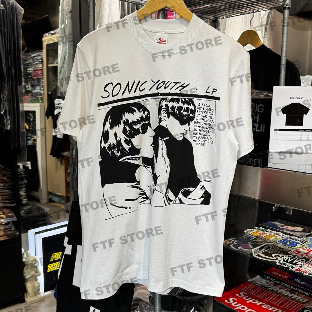 SONIC YOUTH - GOO TSHIRT WHITE