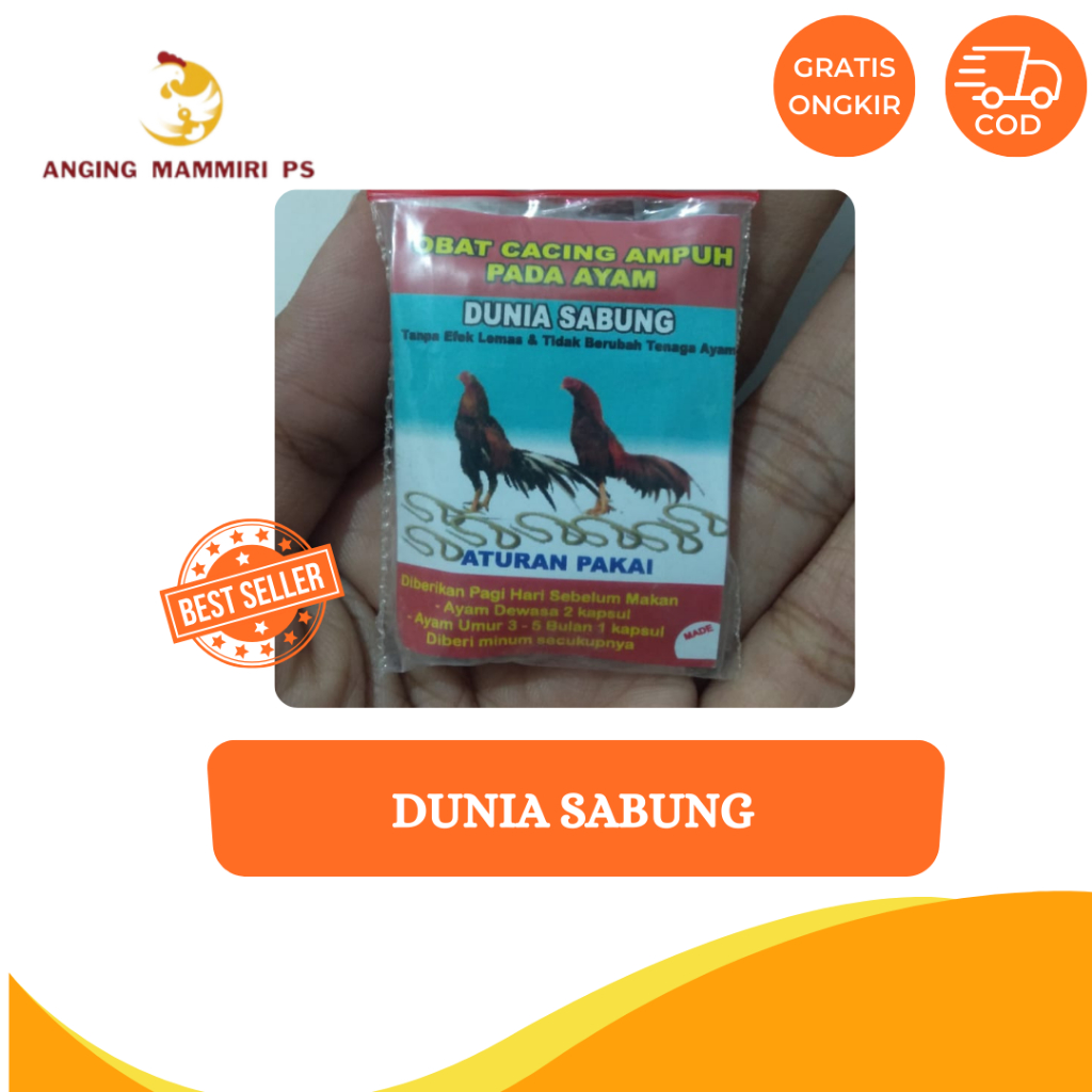 DUNIA SABUNG || PERPCS || OBAT CACING AYAM