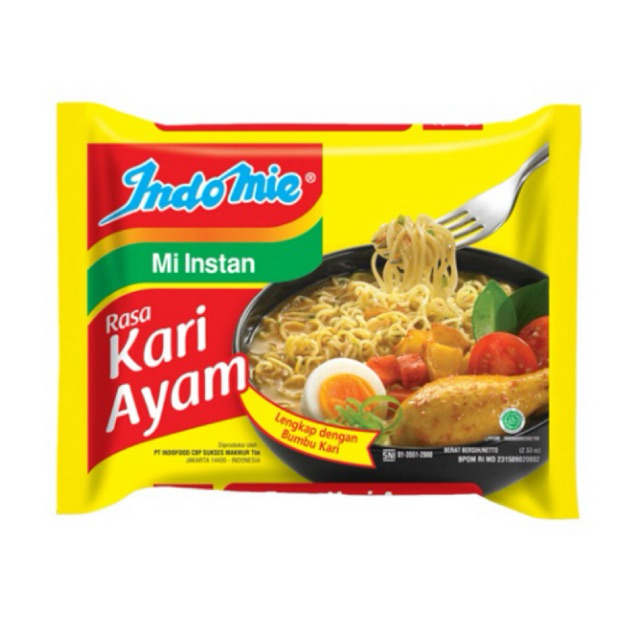 

INDOMIE MIE INSTANT KARI AYAM 70g TERMURAH