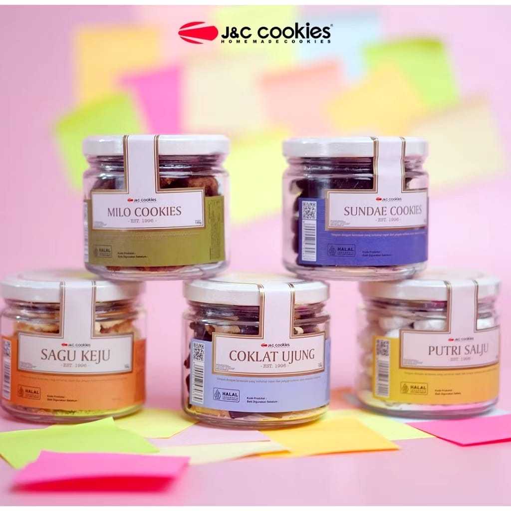 

J&C COOKIES TOPLES KACA