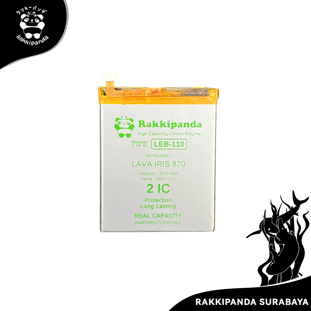 Baterai Rakkipanda LEB110 Lava Iris 870