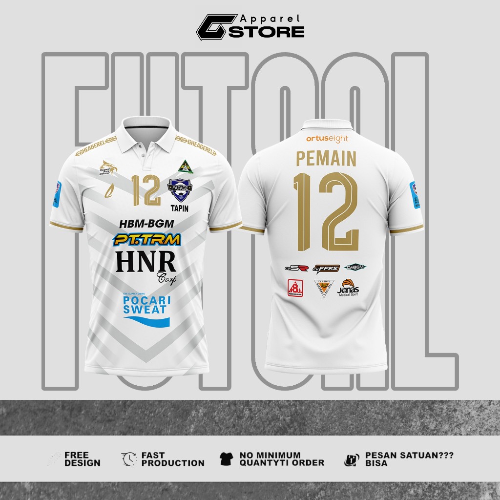 Custom Jersey Fafage Banua away Free NIckname Full Printing