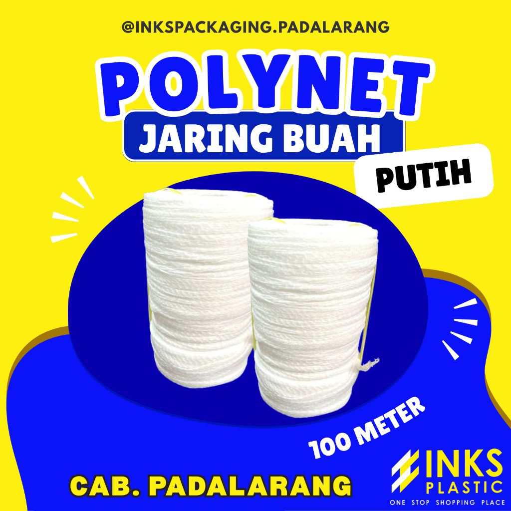POLYNET JARING BUAH ROLL PUTIH