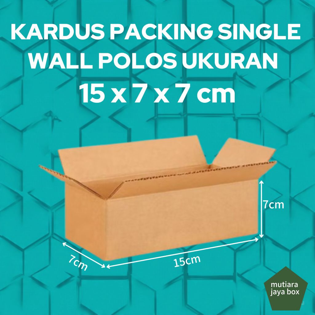 

KARDUS PACKING 15x7x7cm SINGLE WALL POLOS